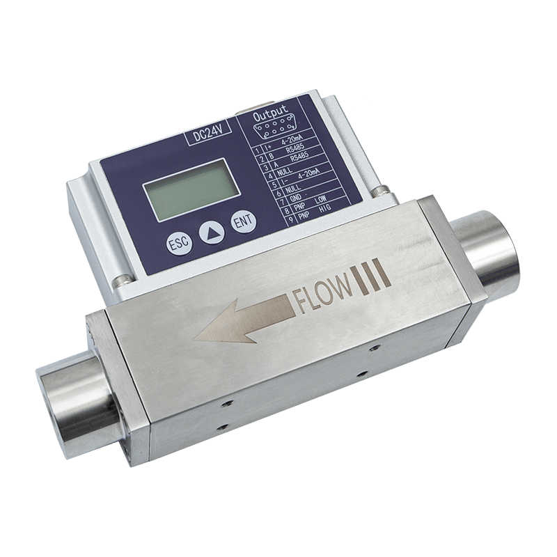Hoge precisie thermische gasmassastroommeter